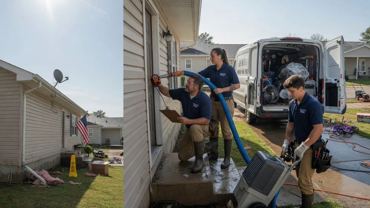 Ceiling Water Damage Restoration in Bienville, LA near me